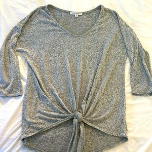 mid-sleeve sweater